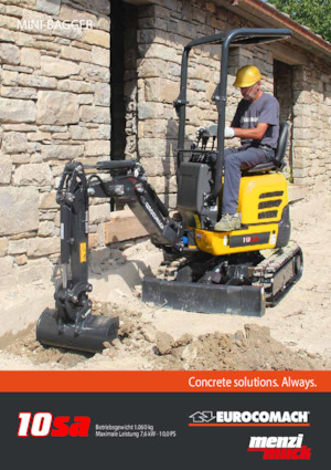 Mini excavatoare Eurocomach 10sa