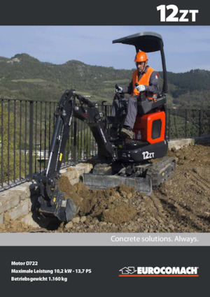 Mini excavatoare Eurocomach 12 ZT