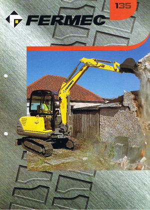 Mini excavatoare Terex-Fermec 135