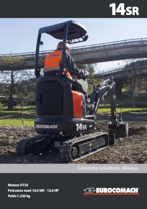 Mini excavatoare Eurocomach 14 SR