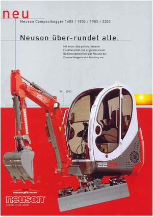 Mini excavatoare Neuson 1403