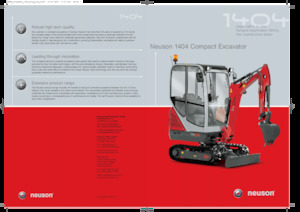 Mini excavatoare Neuson 1404