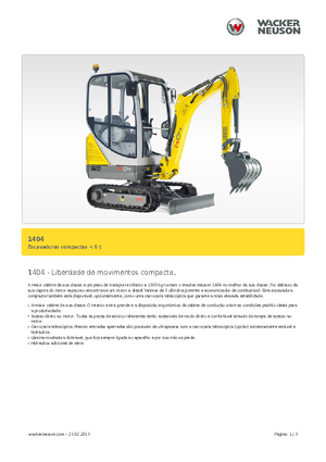 Mini excavatoare Neuson 1404