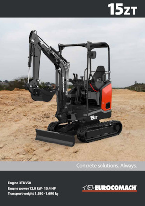 Mini excavatoare Eurocomach 15 ZT