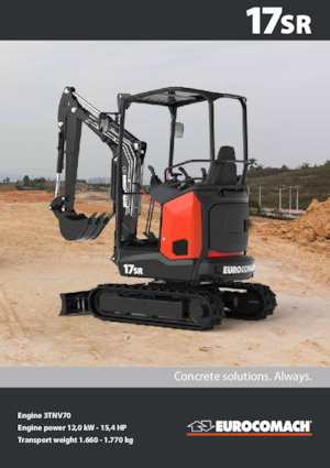 Mini excavatoare Eurocomach 17 SR