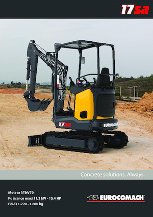 Mini excavatoare Eurocomach 17sa