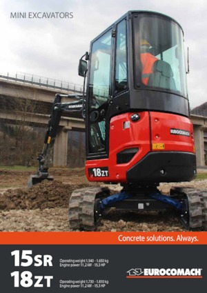 Mini excavatoare Eurocomach 18 ZT