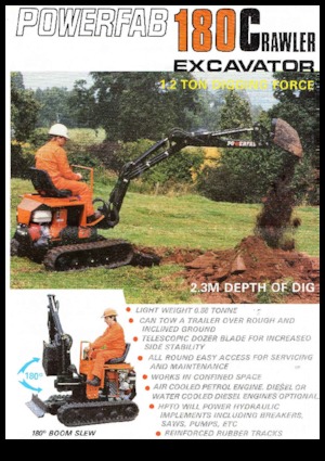 Mini excavatoare Powerfab 180 C*