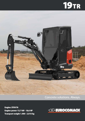 Mini excavatoare Eurocomach 19 TR