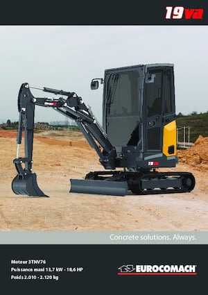 Mini excavatoare Eurocomach 19va