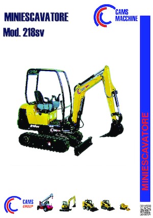 Mini excavatoare Cams 218