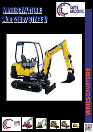 Mini excavatoare Cams 218sv