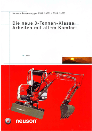 Mini excavatoare Neuson 2503