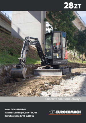 Mini excavatoare Eurocomach 28 ZT