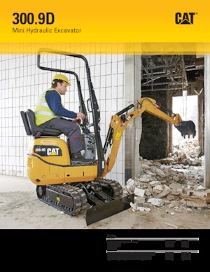 Mini excavatoare Caterpillar 300.9D