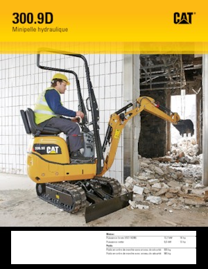 Mini excavatoare Caterpillar 300.9D