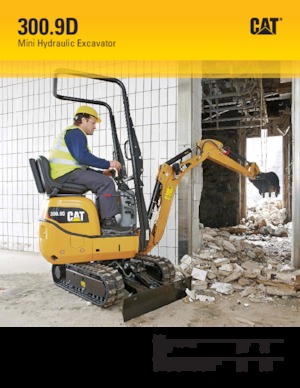 Mini excavatoare Caterpillar 300.9D