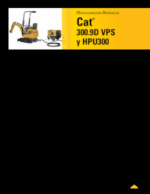 Mini excavatoare Caterpillar 300.9D VPS 
