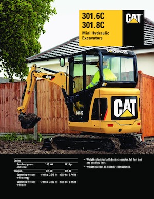 Mini excavatoare Caterpillar 301.8C