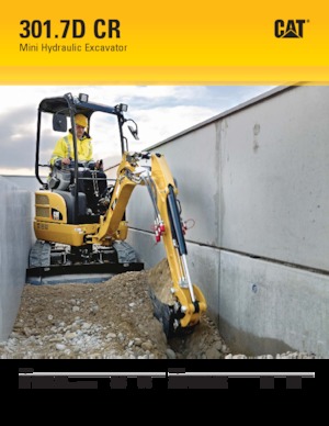 Mini excavatoare Caterpillar 301.7D CR