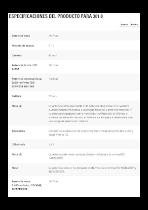 Mini excavatoare Caterpillar 301.8