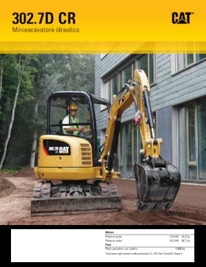 Mini excavatoare Caterpillar 302.7D CR