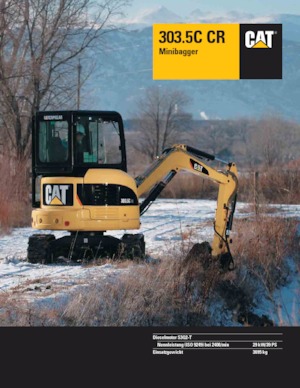 Mini excavatoare Caterpillar 303.5C CR