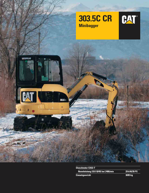 Mini excavatoare Caterpillar 303C CR