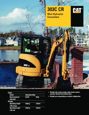Mini excavatoare Caterpillar 303C
