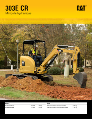 Mini excavatoare Caterpillar 303E CR