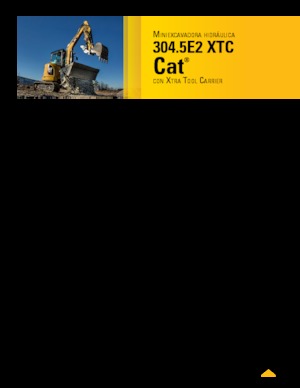 Mini excavatoare Caterpillar 304.5E2 XTC