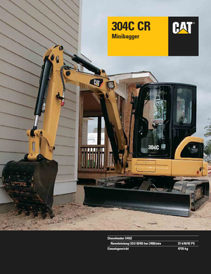 Mini excavatoare Caterpillar 304C CR