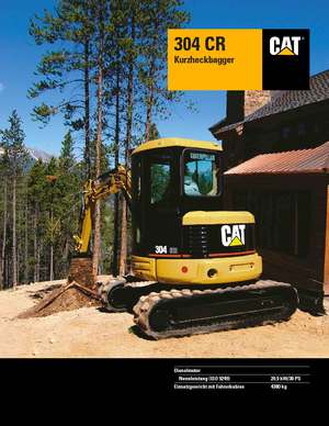 Mini excavatoare Caterpillar 304 C R