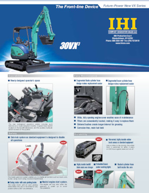 Mini excavatoare IHI 30VX-3