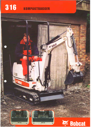 Mini excavatoare Bobcat 316 D