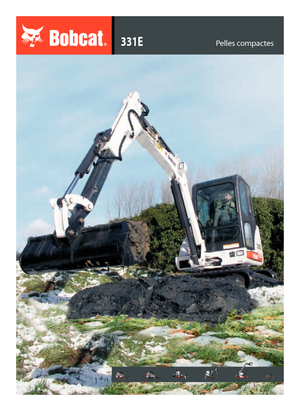 Mini excavatoare Bobcat 331 E G