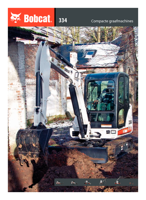 Mini excavatoare Bobcat 334 G