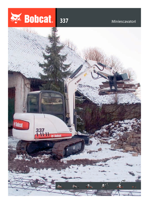 Mini excavatoare Bobcat 337 G