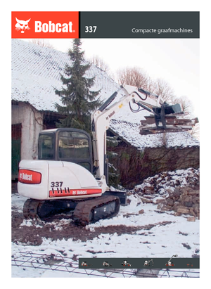 Mini excavatoare Bobcat 337 G