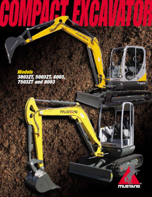 Mini excavatoare Mustang 3803ZT