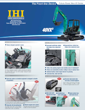Mini excavatoare IHI 40VX-3