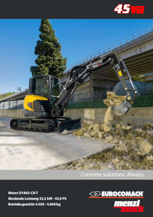 Mini excavatoare Eurocomach 45va