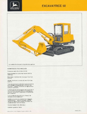 Mini excavatoare John Deere Construction 50
