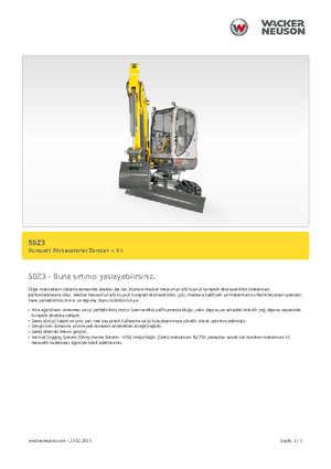 Mini excavatoare Neuson 50 Z 3