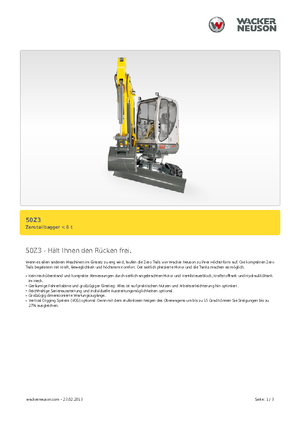 Mini excavatoare Neuson 50 Z 3