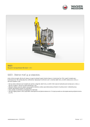 Mini excavatoare Neuson 50 Z 3