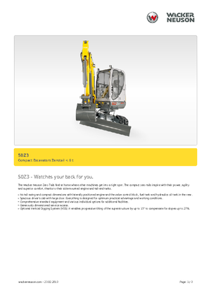 Mini excavatoare Neuson 50 Z 3