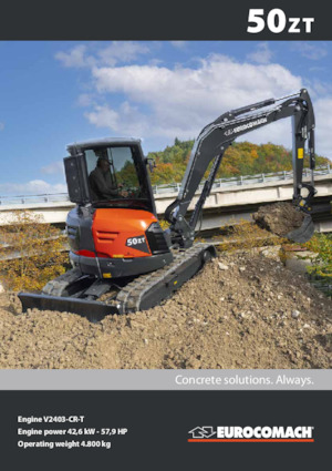 Mini excavatoare Eurocomach 50 ZT
