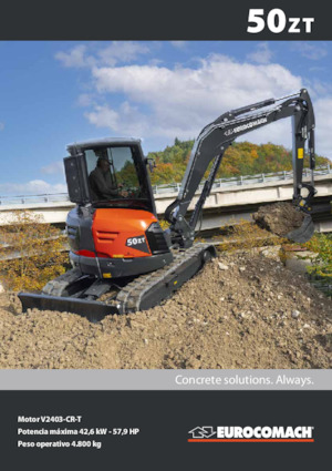 Mini excavatoare Eurocomach 50 ZT