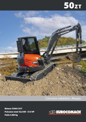 Mini excavatoare Eurocomach 50 ZT